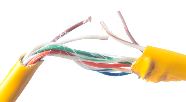 電源コードが切れているもの